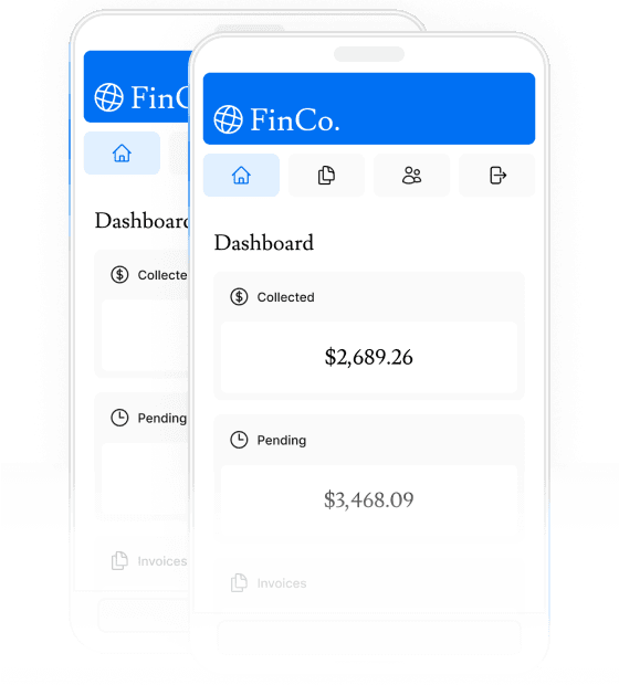 Screenshots of dashboard project built showing and mobile version